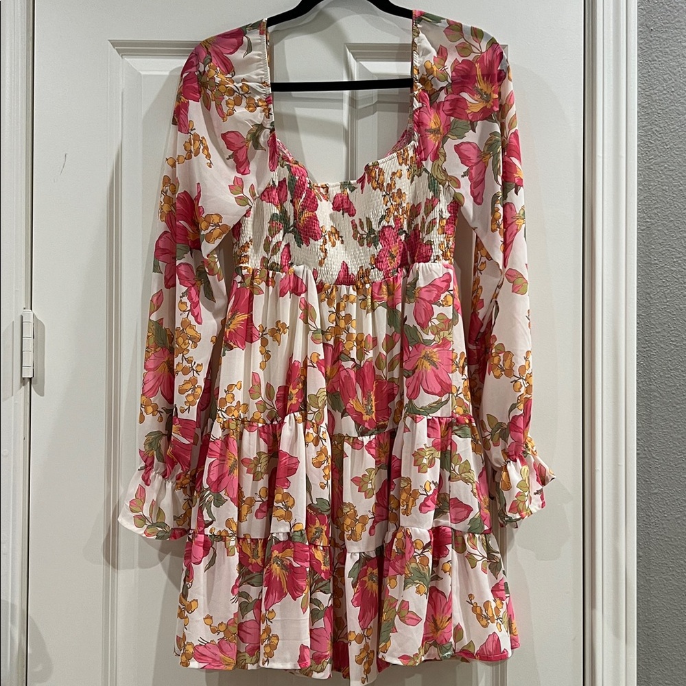 Flying Tomato floral mini dress size small - Picture 4 of 5